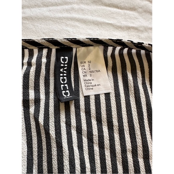 H&M striped wrap blouse, size 2 - Picture 5 of 6